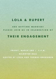 Gradient Full - Engagement Party Invitation by Paperless Post