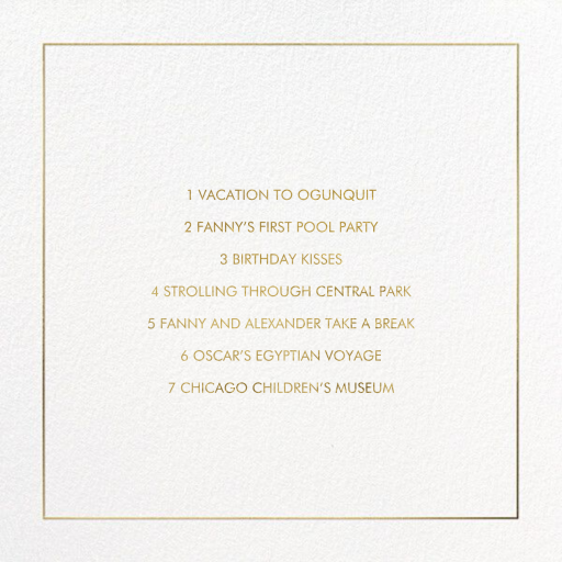 Highlight Reel - Holiday Card by Paperless Post - Back