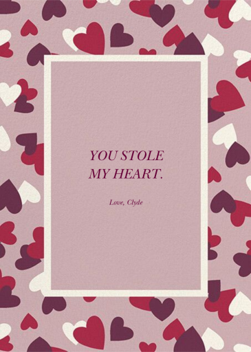 Falling Hearts - Valentine's Day Card by kate spade new york