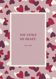 Falling Hearts - Valentine's Day Card by kate spade new york