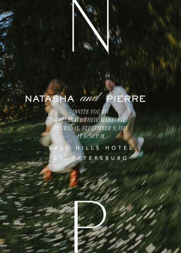 Editorial Initials - Invitation by Paperless Post