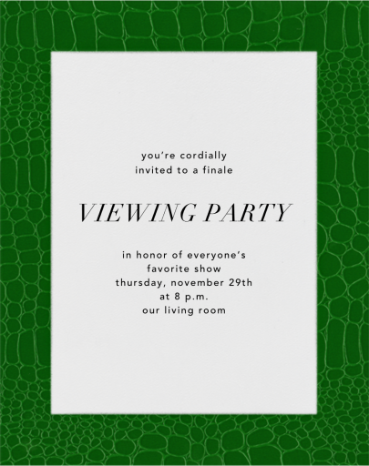 Croc Border by Paperless Post