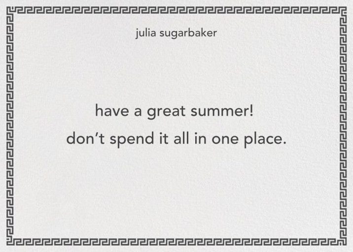 Greek Border - Stationery by Jonathan Adler