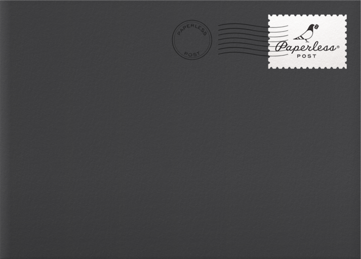 Modern Geometric Year Card Envelope