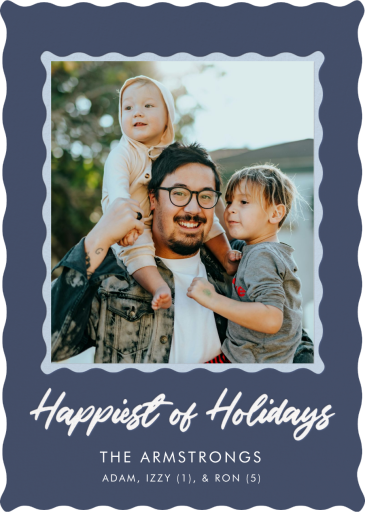 Wavy Photo Frame - Holiday Card by Cheree Berry Paper & Design