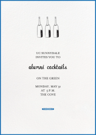 Bubbly for All - Cocktail Party Invitation by Mr. Boddington's Studio