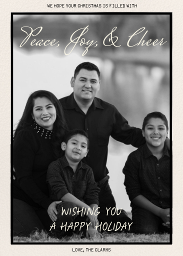 Photo Holiday Greeting Card