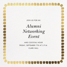 Gumdrop Border - Alumni Event Invitation by kate spade new york