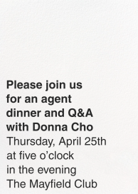 Type on Paper - Business Dinner Invitation by Paperless Post