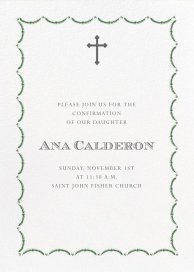 Garland Tall - Confirmation Invitation by Paperless Post