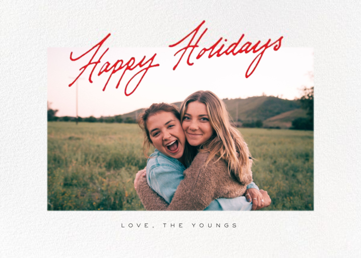 Inscribed - Holiday Card by Paperless Post