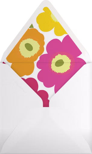 Unikko (Square) - Marimekko Envelope