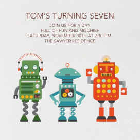 Robot Party by Petit Collage