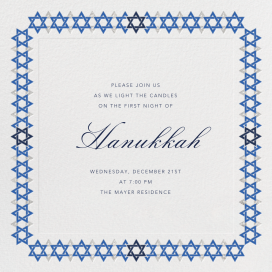 Star of David Border by Paperless Post