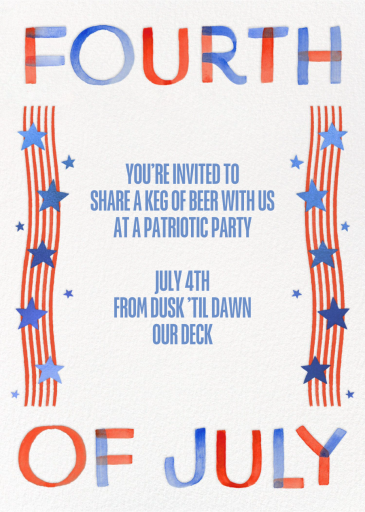 Stars and Squiggles - Invitation by Paperless Post