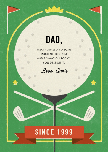 Par None - Father's Day Card by Paperless Post - Back