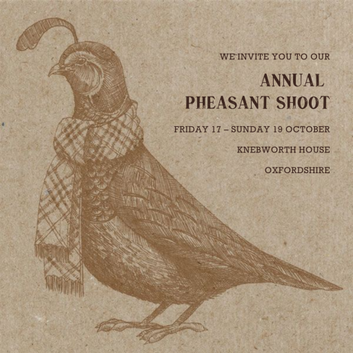 Quail and Scarf - Get-Together Invitation by Paperless Post