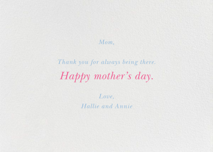 Beautiful and Fabulous by Paperless Post - Back