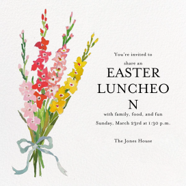 Snapdragons - Easter Invitation by Happy Menocal