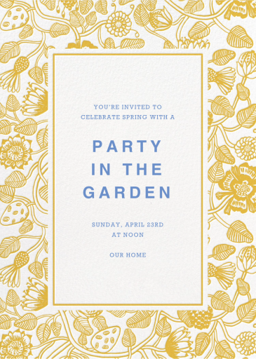 Little Wildflowers - Spring Party Invitation by Marimekko