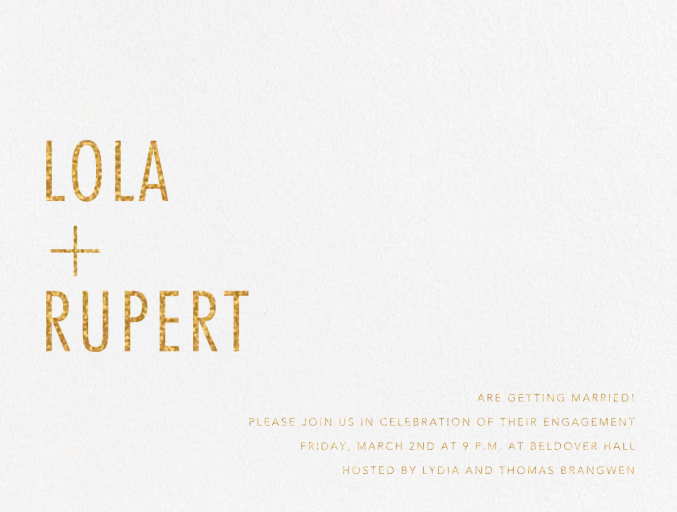 Somme I - Invitation by Paperless Post