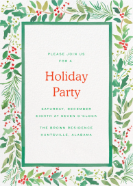 Holly and Sprig Border (Gina Langford) by Dogwood Hill