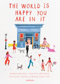 Glad You're Here - Greeting Card by Mr. Boddington's Studio