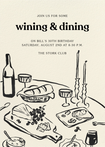Aperitivo - Birthday Invitation by Paperless Post