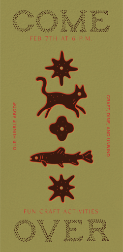 Familiar Spirits - Get-Together Invitation by Rubinski Works