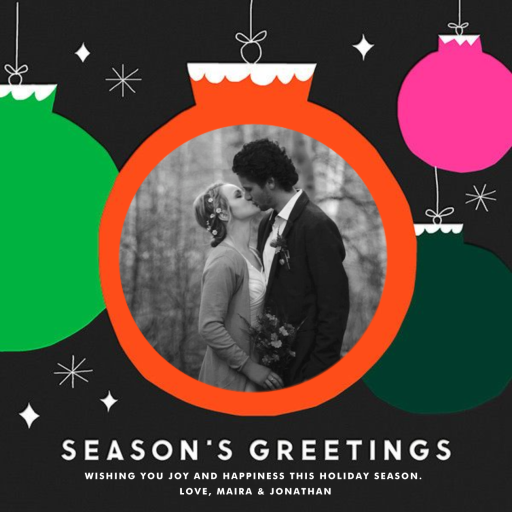 Ornaments Photo - New Year's Card by The Indigo Bunting