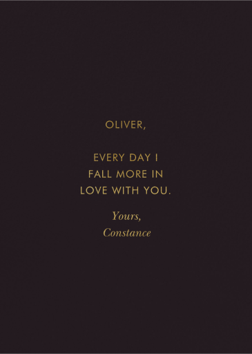 To The Moon and Back - Greeting Card by Rifle Paper Co. - Back