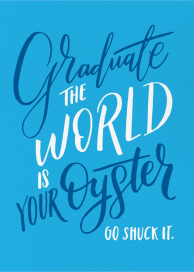 Aw Shucks - Graduation Card by 2021 Co.