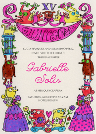 Quinceañera Doodles by Gentle Thrills