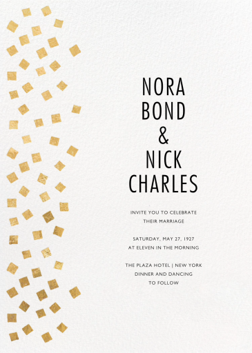 Fette - Wedding Invitation by Kelly Wearstler