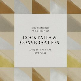 Chroma - Fall Party Invitation by Kelly Wearstler