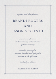 Double Loop Frame I by Paperless Post