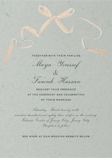 Pink Tie Affair - Wedding Invitation by Paperless Post