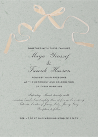 Pink Tie Affair - Wedding Invitation by Paperless Post