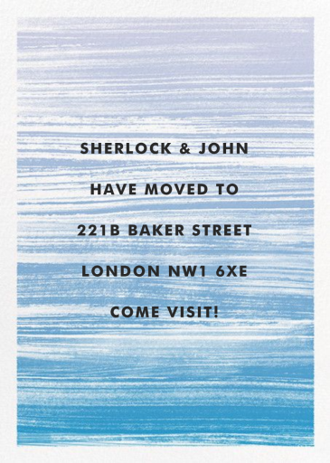 Gradient Messy Strokes - Housewarming Invitation by Paperless Post