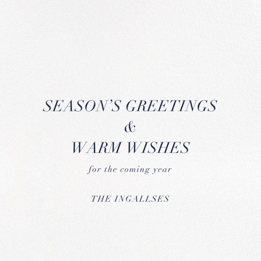 Ivory Square - Business Holiday Card by Paperless Post