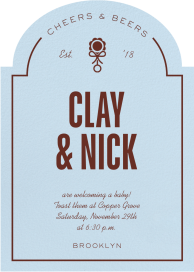 Cheers and Beers - Baby Shower Invitation by Paperless Post