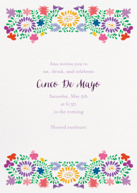 Oaxacan Flowers - Summer Party Invitation by Paperless Post