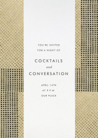 Juxtapose - Party Invitation by Kelly Wearstler
