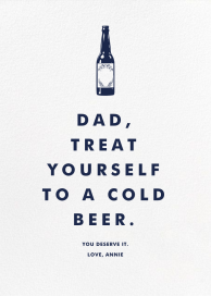 Ivory Plain - Father's Day Card by Paperless Post