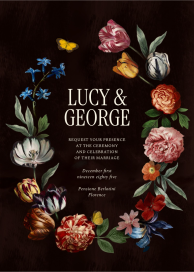 Midnight Bloom - Wedding Invitation by Paperless Post