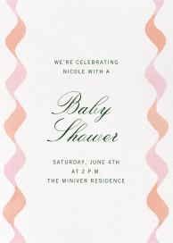 Twirling Streamers - Baby Shower Invitation by Paperless Post