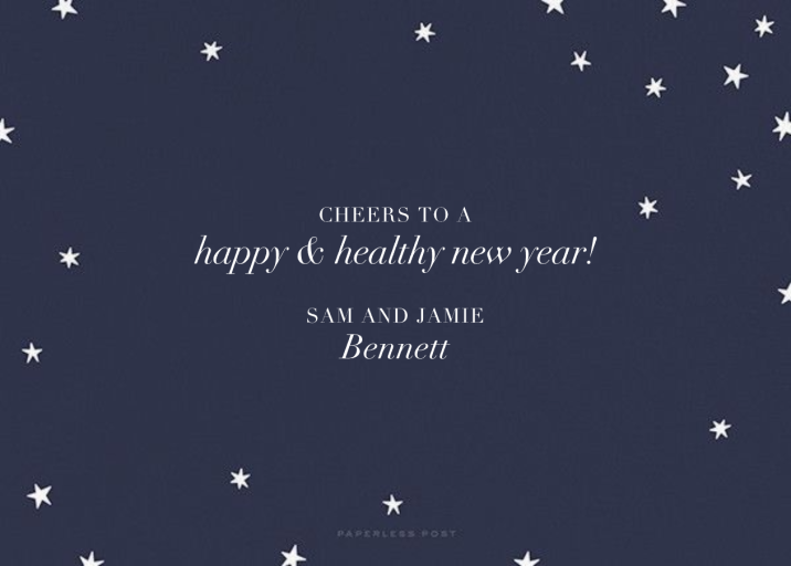 Nightly Photo - Holiday Card by Paperless Post - Back