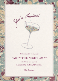 Marbled Toast - Party Invitation by Ten Story Stationery