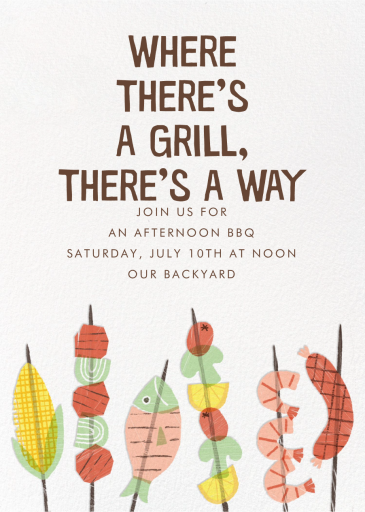 Skewered - BBQ Invitation by Paperless Post