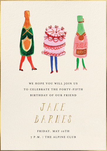 Tippy-Tap - Birthday Invitation by Mr. Boddington's Studio